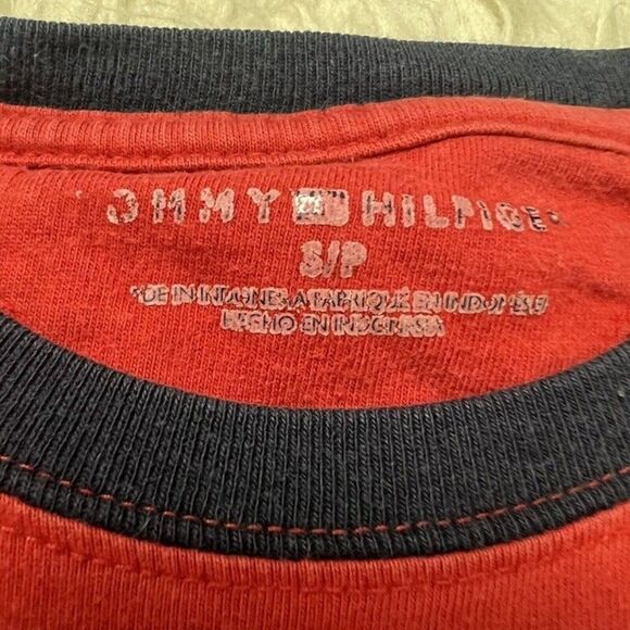 Vintage 90s Tommy Hilfiger Logo Men’s Short Sleeve Crewneck T-shirt Size Small - Picture 4 of 8
